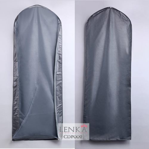 [READY STOCK] COVER GAUN PESTA PELINDUNG PAKAIAN PERNIKAHAN ABU-ABU CDP002