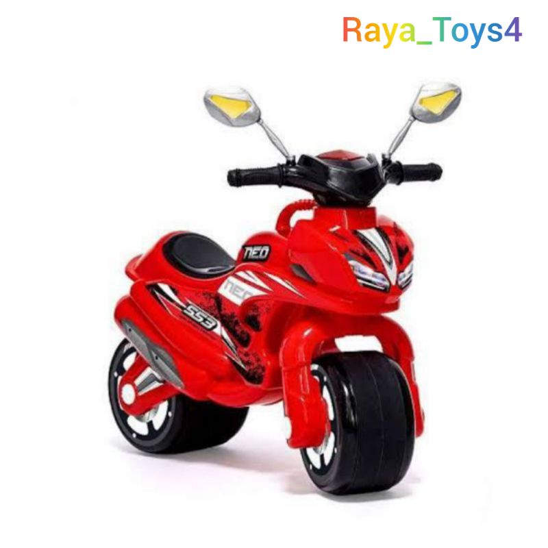 MAINAN ANAK MOTOR MOTORAN SEPADA ANAK NEO 553/MAINAN MOTOR BALAP NEO 553