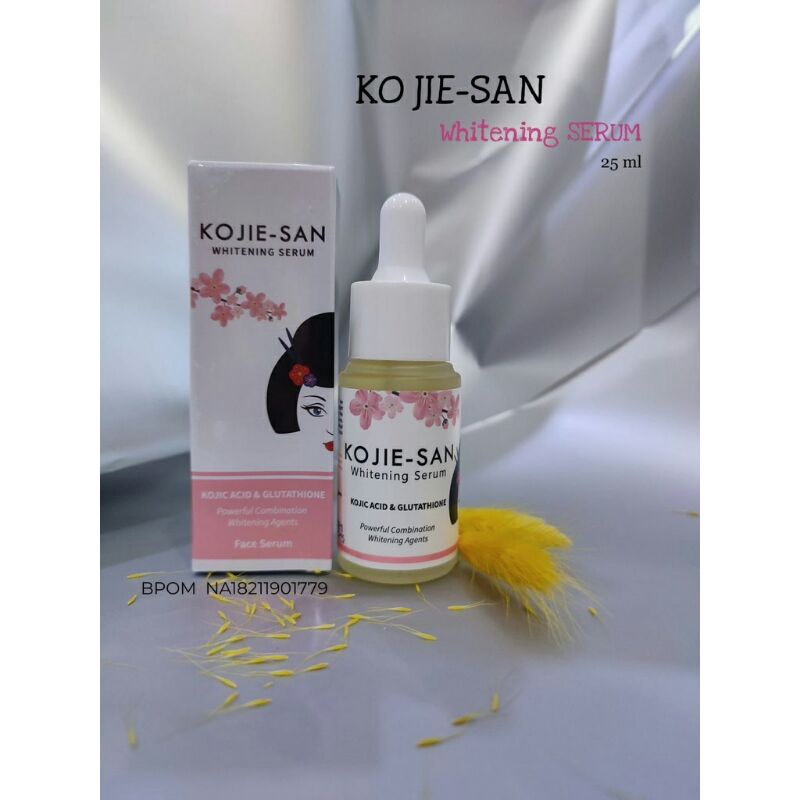 Kojie-San Brightening Serum &amp; Whitening Serum 25ml Original BPOM