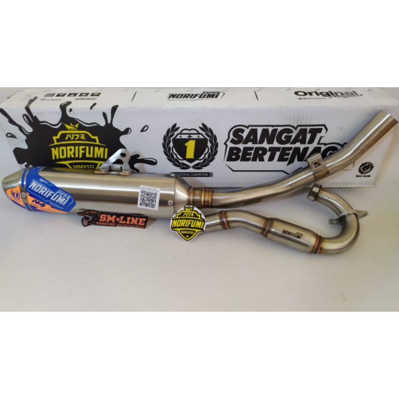 Knalpot Norifumi N4 bore up CRF 150