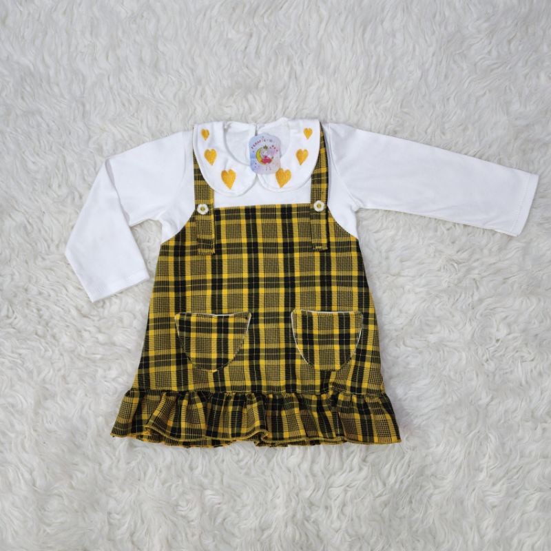 baju bayi perempuan dress lengan panjang baby girl