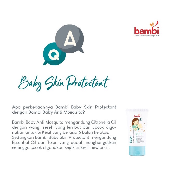 Bambi Baby Skin Protectant 50ml | Anti Mosquito Lotion 0m+