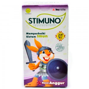 STIMUNO Anggur Sirup 100 ML - Multivitamin Daya Tahan Tubuh Anak 60 ML Grape Syrup