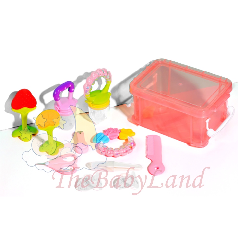 [1KG 3PCS] Babyland Set Teether Kombinasi Perlengkapan Perawatan Bayi Set Kit Baby