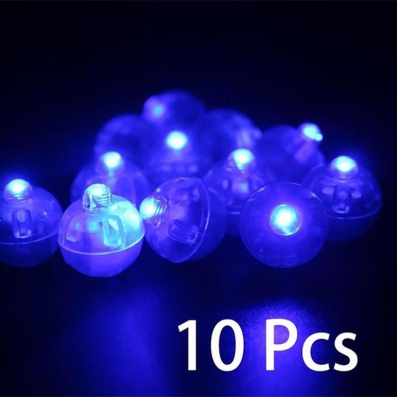 Mary 10pcs Lampu LED Mini Lampu Untuk Dekorasi Pesta Ulang Tahun Lentera Balon