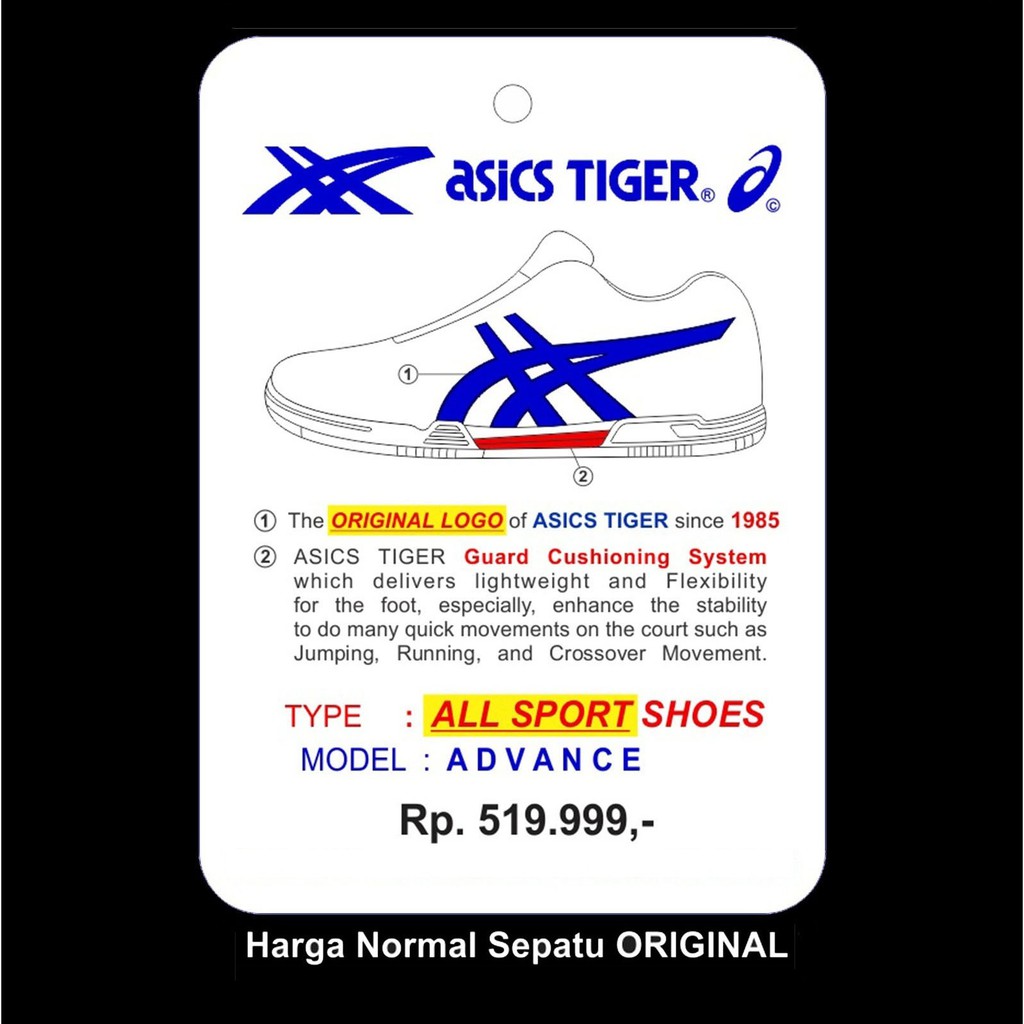 asics harga ori