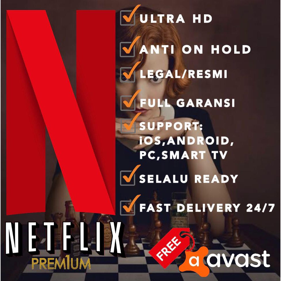 NETFLIX PREMIUM ULTRA HD 4K ANTI ON HOLD FULL GARANSI