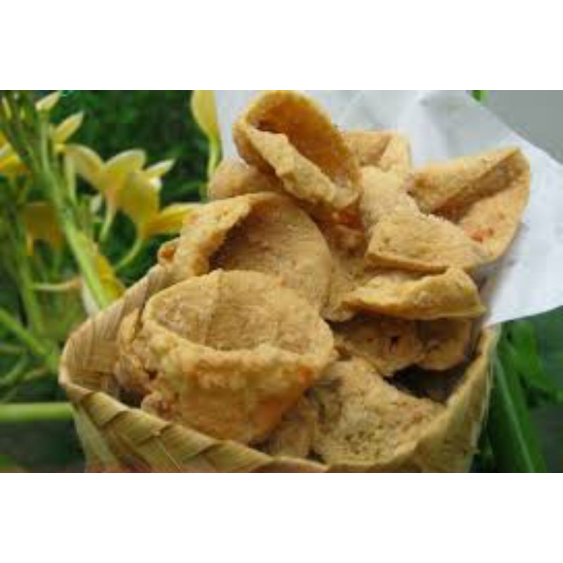 

krupuk tahu - kripik tahu 500gr bonus bumbu 5 rasa