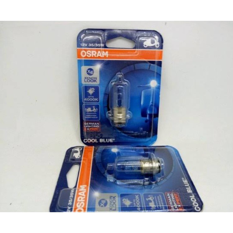 Lampu Bohlam Halogen Motor OSRAM Cool Blue M5 Kaki 1