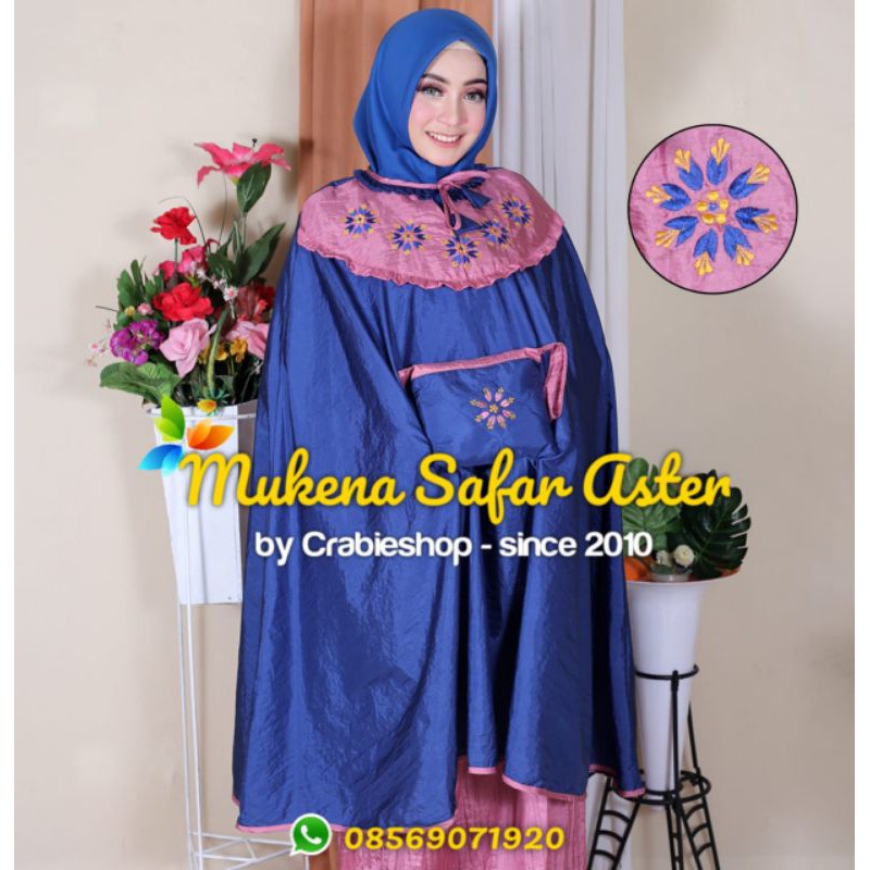 Qatifa - mukena safar mukena ponco aster crabieshop