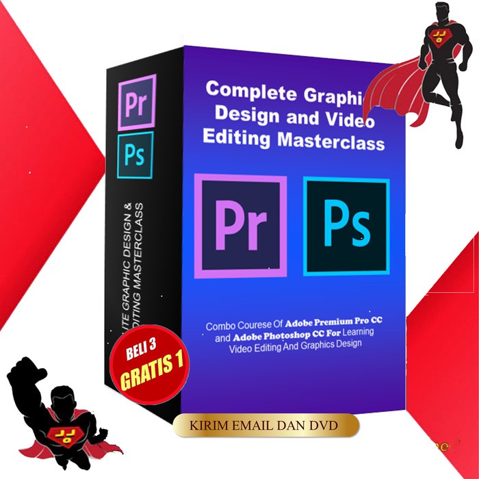 Ecourse GRAPHIC DESIGN & VIDEO EDITING MASTERCLASS JKT