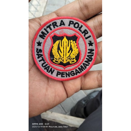 Bordir Mitra Polri SATPAM