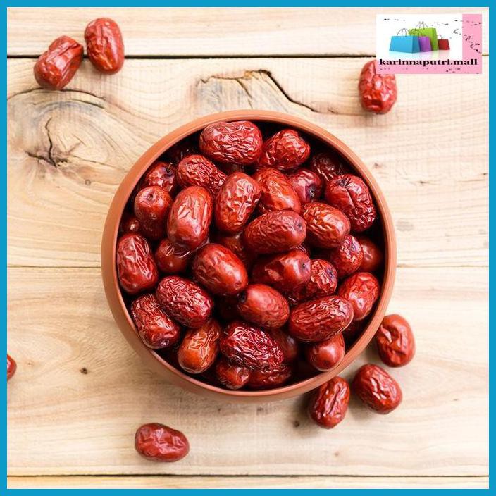 

E5Ewsfg- 1 Kg Kurma Merah Red Dates Angco Hongcao Jujube 78Itjyhf-