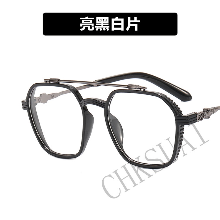 2022 Kacamata Photochromic Anti Radiasi Frame Kotak Bahan Metal Untuk Priawanita