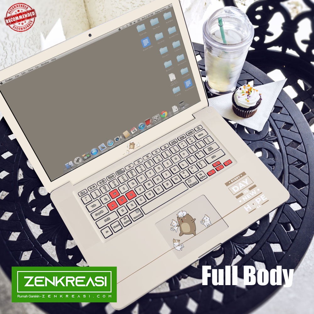 Garskin Laptop Skin Laptop Tema: Every day is hope