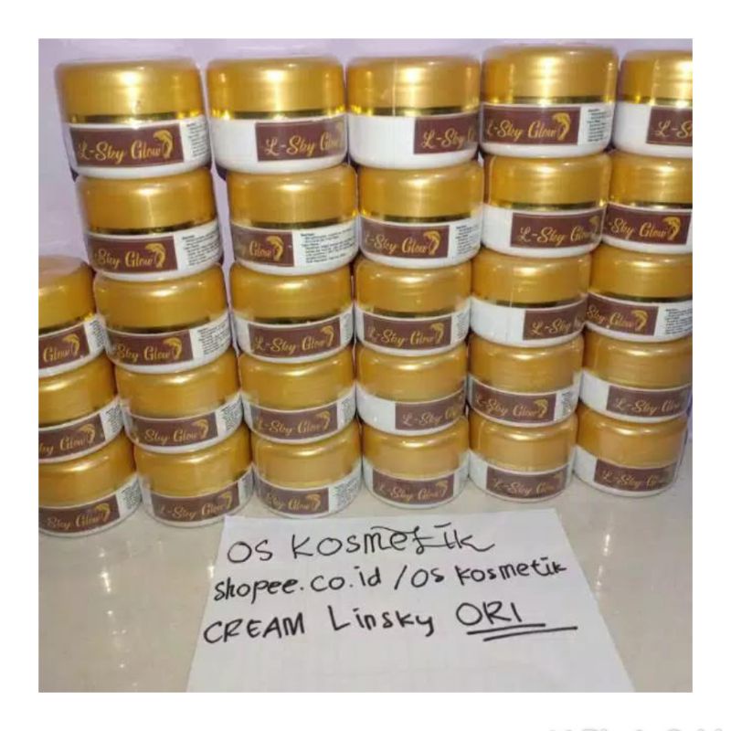 PAKET CREAM LSKY GLOW LINSKY ORIGINAL 1000%