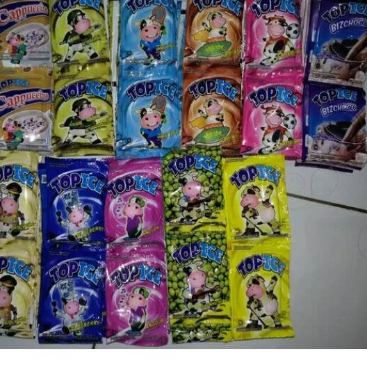 

TOP ICE Minuman Instan Serbuk Aneka Rasa 10pcs x 7gr