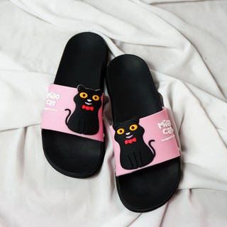 Hubyshop New Miau Cat Karakter  Sandal  Slop kokop Wanita  