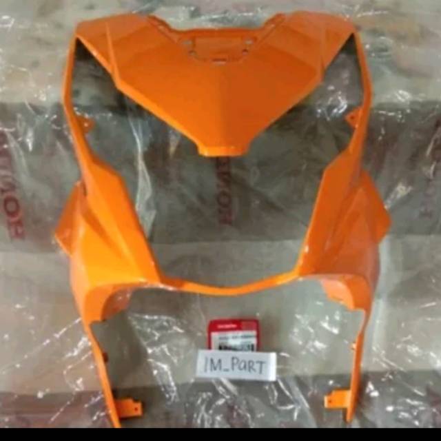 Cover tameng body depan Honda beat fi esp 2016-2018 ECO street Oren original