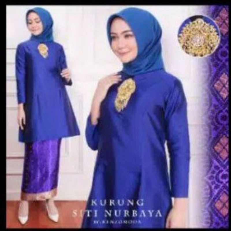 (Realpict) Setelan kebaya melayu/kebaya kurung/kebaya sitinurbaya