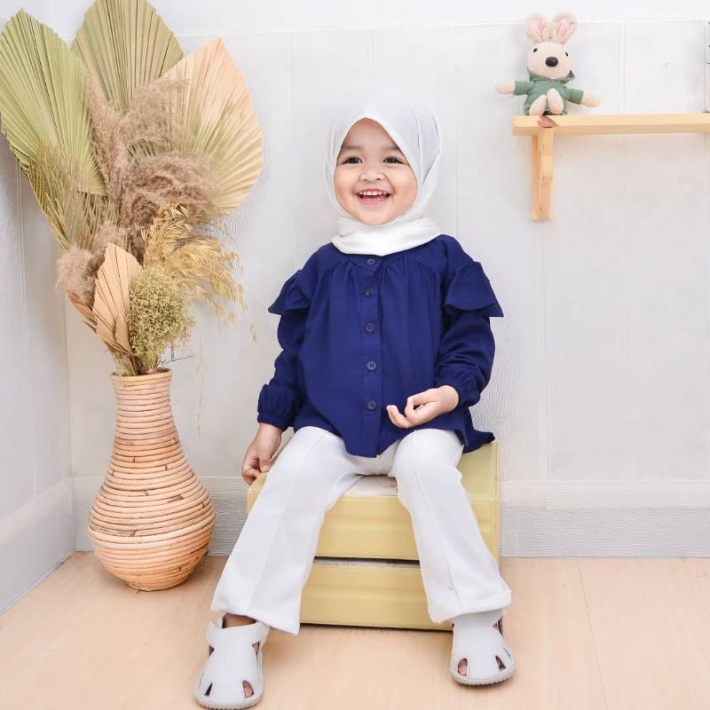 Murah Tangan Panjang Curly Kids/ Atasan Anak Panjang Curly Blouse Keren