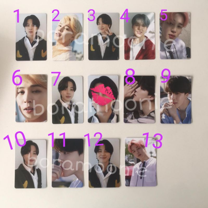 Sharing JIMIN SET DICON 101 BTS Photocard Custom Book 2018-2021 in USA