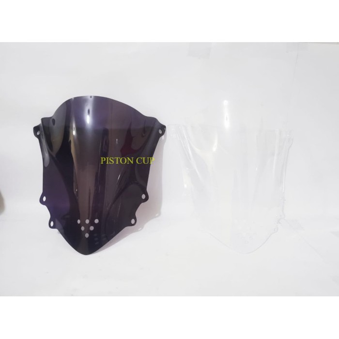 WINDSHIELD TAMENG ANGIN COVER VISOR MOTOR KAWASAKI NINJA RR NEW POLOS BENING 30 CM ORIGINAL ASLI