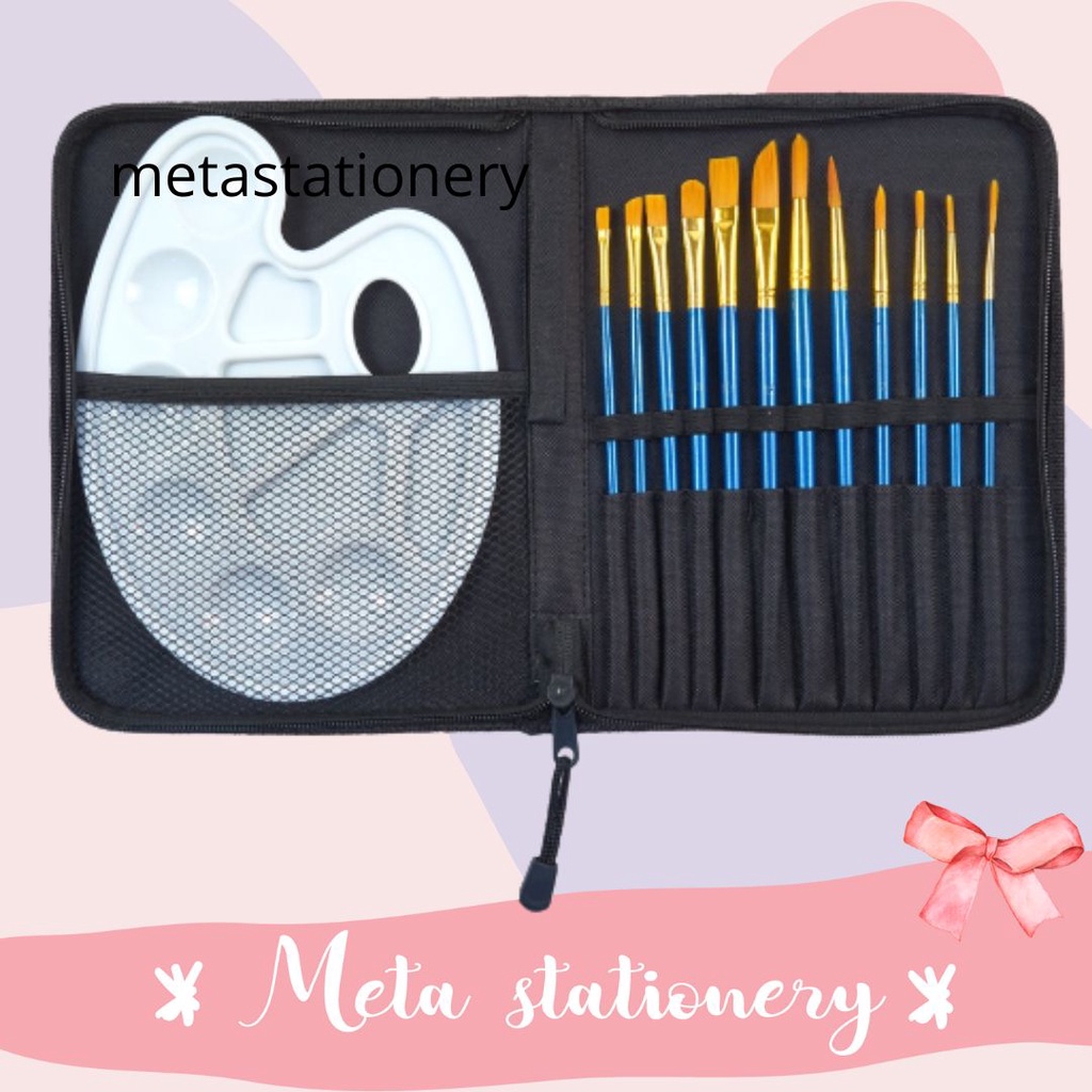 

Art Brush Set / Alat Lukis Kuas Cat Air Minyak dan Cat Acrylic Joyko BRS-7