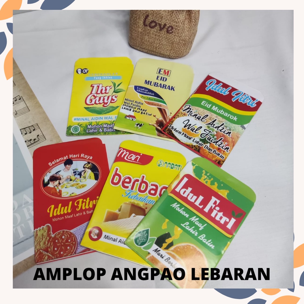 

AMPLOP LEBARAN DAPAT 10 PCS ANGPAO SNACK KERTAS THR IDUL FITRI RAMADHAN UNIK SNACK BENTUK MAKANAN LUCU KELUARGA ALAT TULIS SURAT