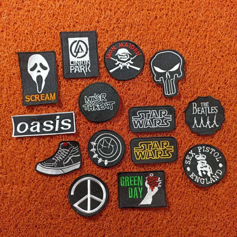 Patch bordr mini GREEN DAY / STARWARS / OASIS Premium Best Quality