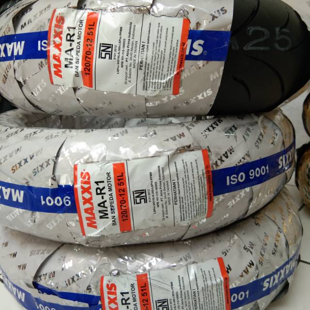 Maxxis 120 70 12 MA R1 Ban Softcompound untuk balap Vespa Sprint matic modern Velg ring 12