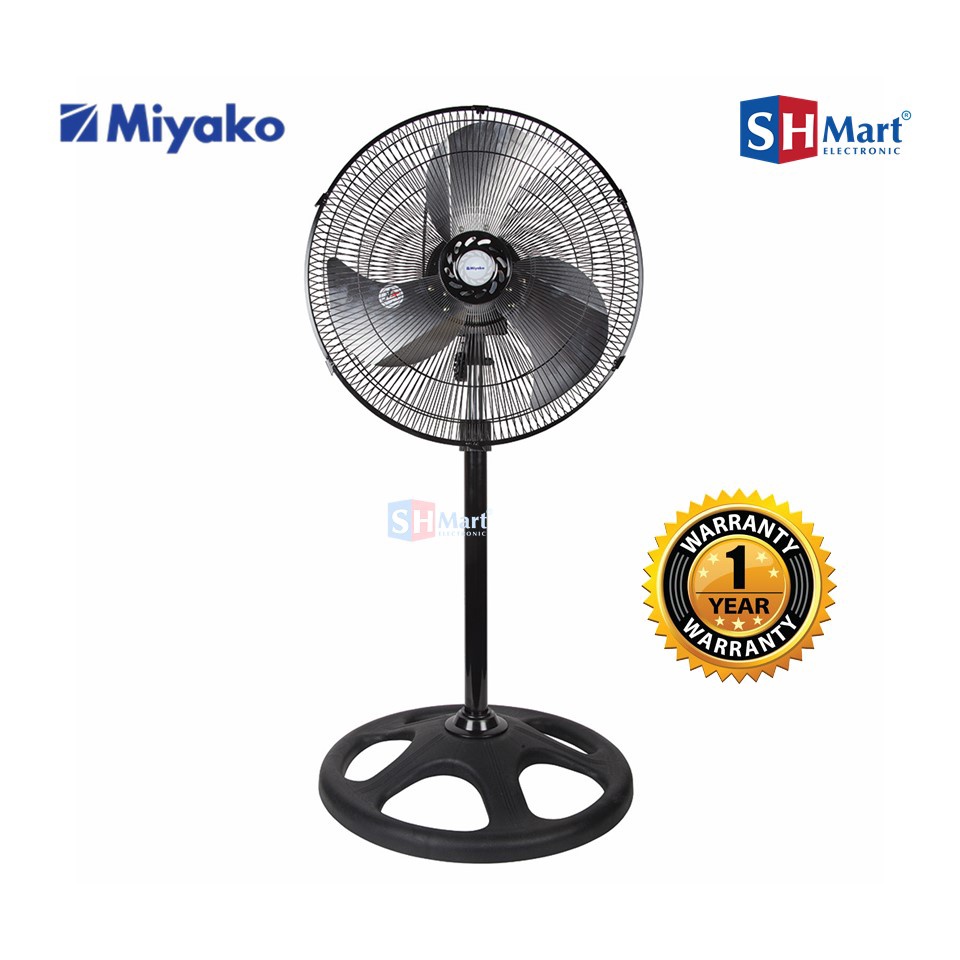 MIYAKO KIPAS ANGIN STAND FAN KSB 18 / KSB-18 / KSB18 STAINLESS STEEL 18 INCH (MEDAN)