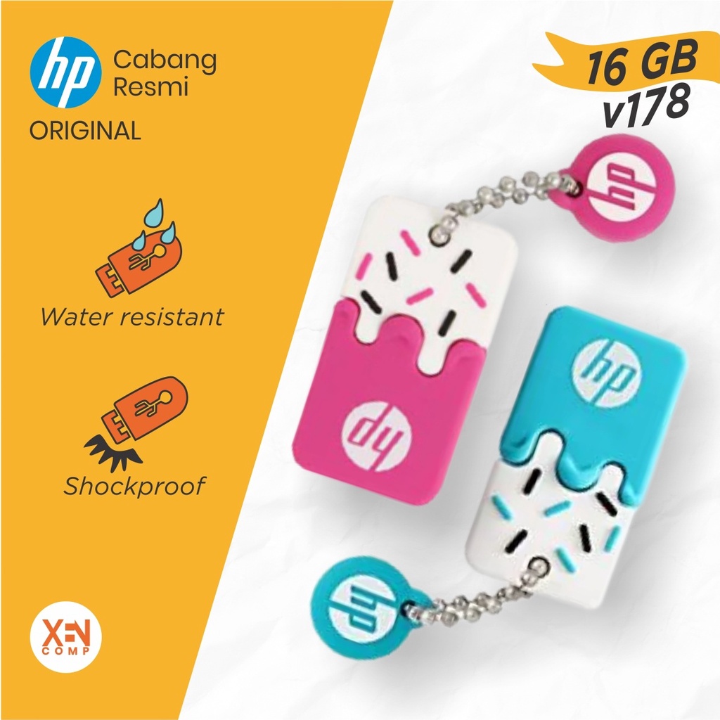 Flashdisk HP v178 16GB / 32GB  USB 2.0 Original Garansi