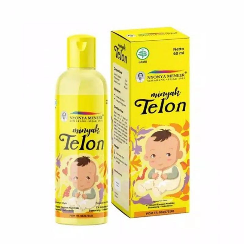 Minyak Telon Nyonya Meneer 60ml / Minyak Telon Bayi