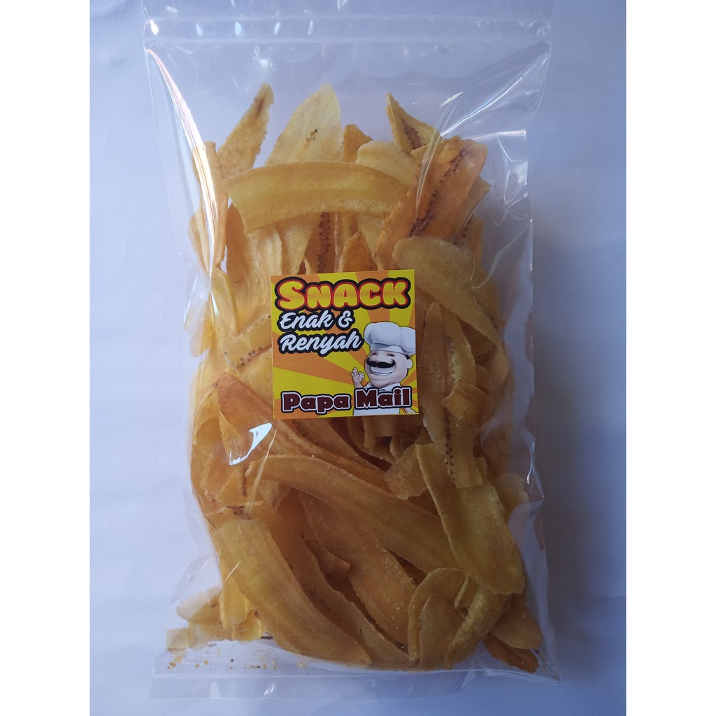 

Keripik pisang kapas asin 240-250 gram tipis enak murah cimahi bandung