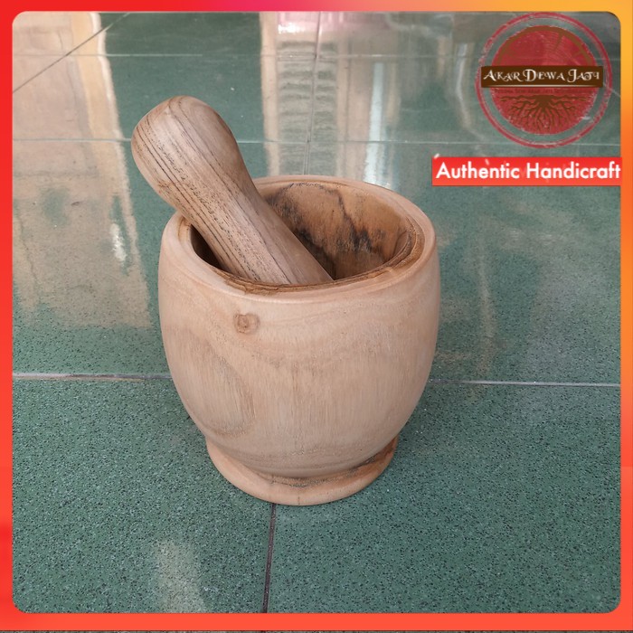 Lumpang Tumbuk Kayu Jati