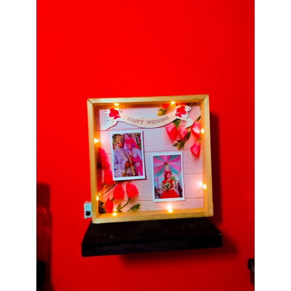 Box bingkai lampu free cetak foto