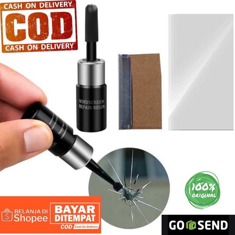 Lem untuk kaca mobil / LCD HP 100% / Lem kaca
