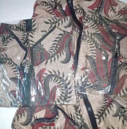 Tunik Batik Zipper Terbaru 01