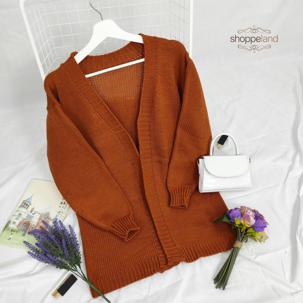 NEWSHOPPELAND - Fluffy Long Cardi Rajut Premium