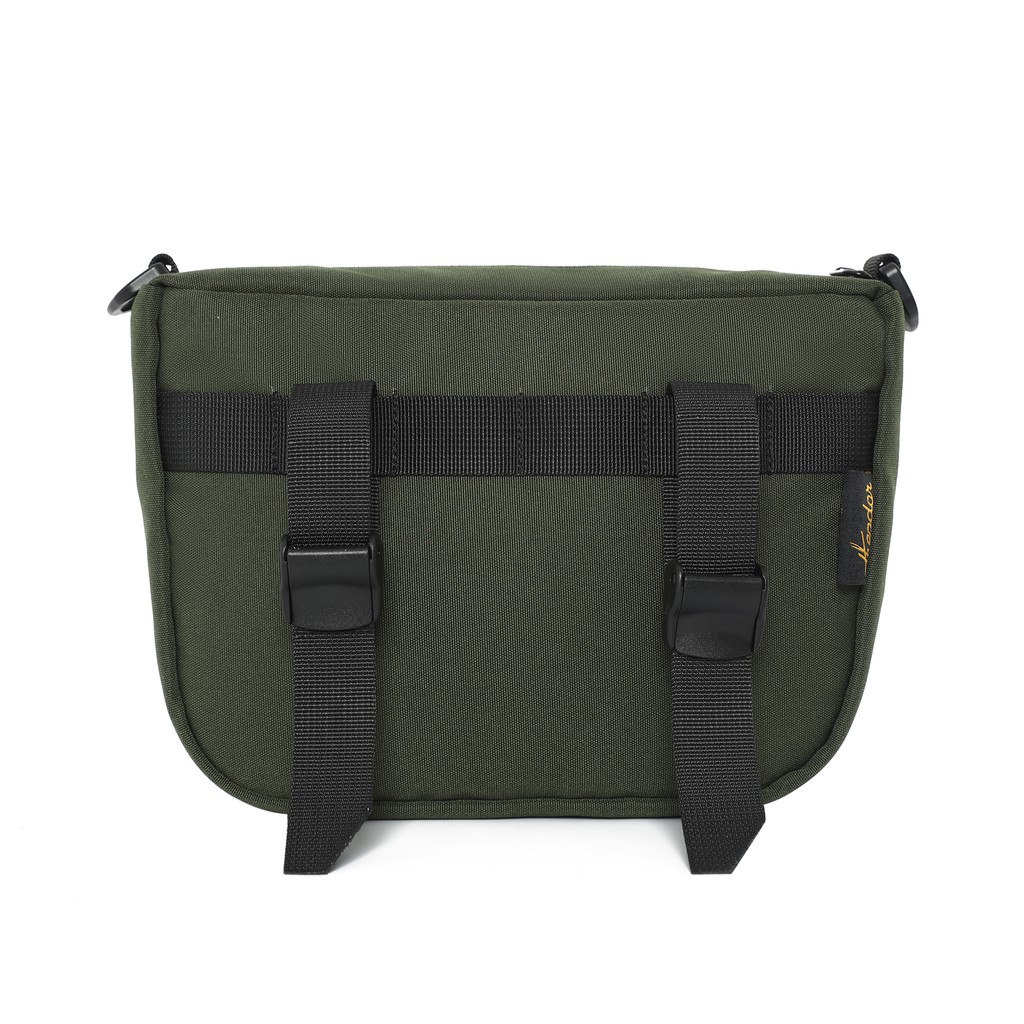 THEODOR Sling Bag VAROS Green Army. High Quality. Pria Wanita. Handlebar Bag. Tas Sepeda.