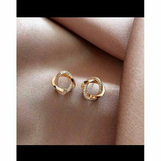 Anting Korea, Anting simple, Aksesoris impor