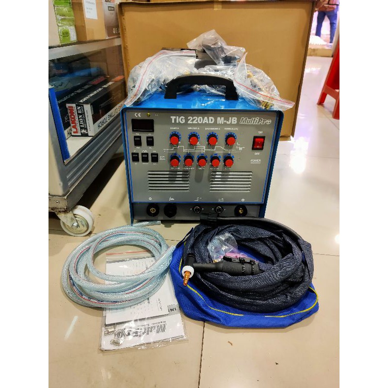 Mesin las alumunium MULTIPRO TIG 220AD M-JB Argon welding stainless steel