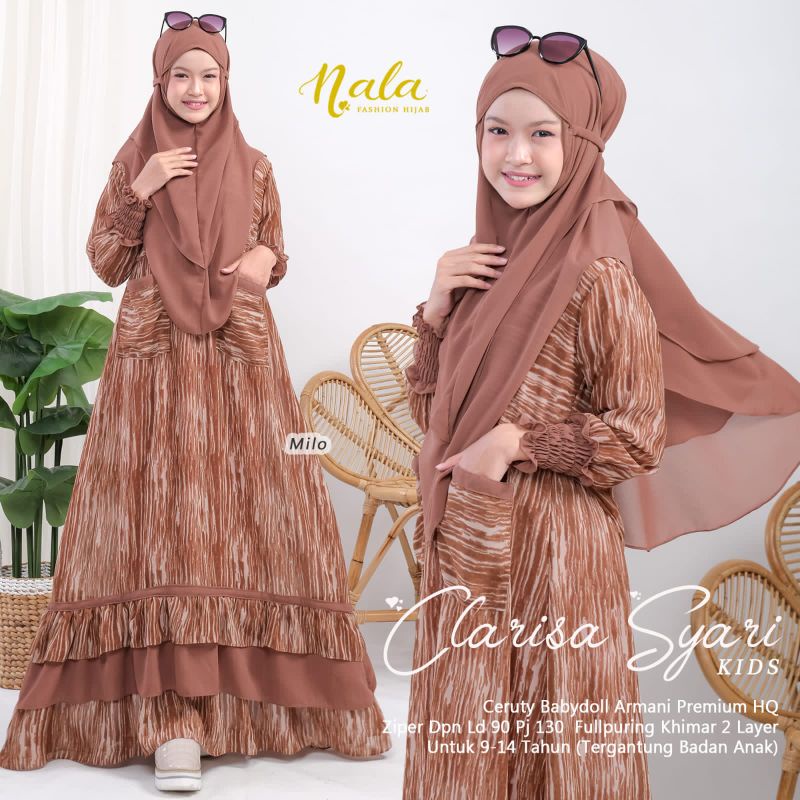 Clarissa syar'i Kids By ORI Nala Fashion hijab