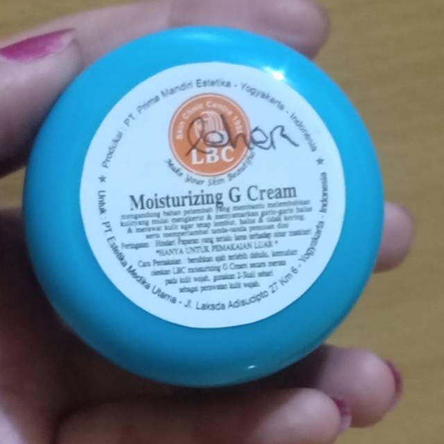 LBC Krim Leher Moisturizing G Cream