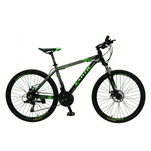  Sepeda  Gunung Exotic  ET2612 MTB Remaja Dewasa 26 Inci Aloi 