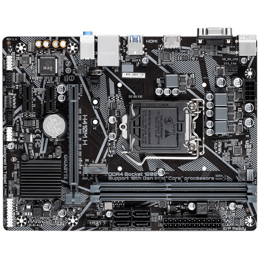 GIGABYTE H410M H (LGA 1200, DDR4 ,M.2 Slot)