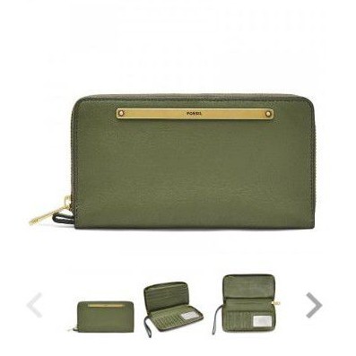 dompet Fossil LIZA ZIP AROUND CLUTCH ALOE SL7878355