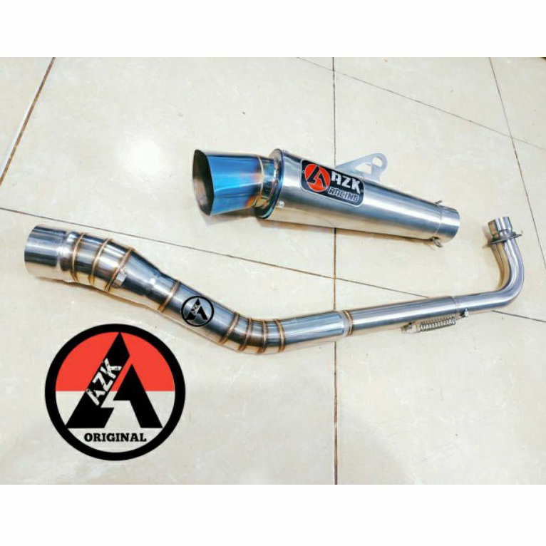 Exhaust Azk Pipe Big ELBOW Xrm110/Xrm125 Wave110/125 Stainless