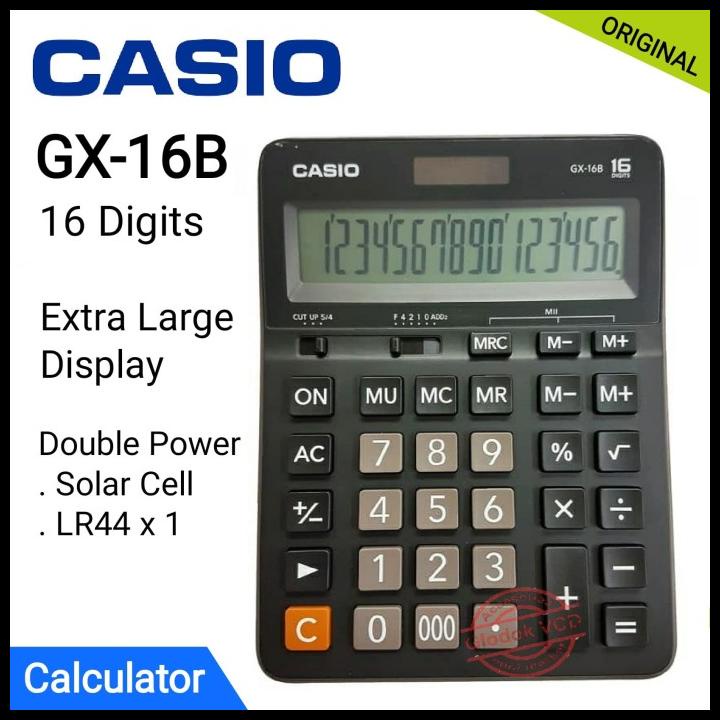 

Casio Kalkulator / Calculator Gx-16B - 16 Digits